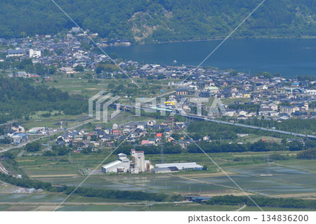 從觀景台上看到的奧琵琶湖 134836200