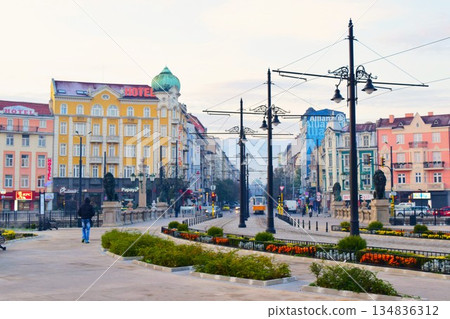 Winter cityscape of Sofia, Bulgaria Winter cityscape of Sofia, Bulgaria 134836312