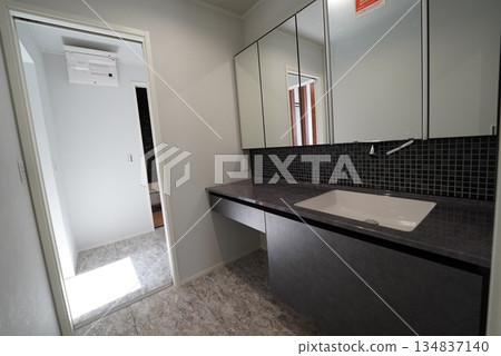 Simple and spacious bathroom Simple and spacious bathroom 134837140