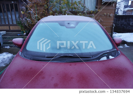 Frozen car body 05 Frozen car body 05 134837694