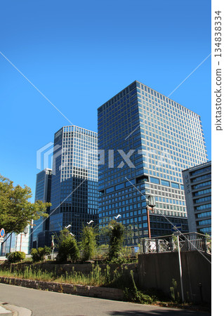 Midosuji and Yodoyabashi Twin Towers 134838334