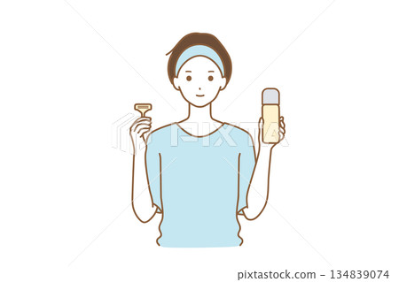 Men shaving beard Men shaving beard 134839074