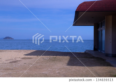 Sea and building Sea and building 134839313