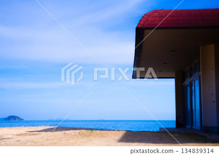 Sea and building Sea and building 134839314