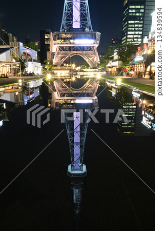 中部電力未來電視塔（名古屋電視塔）夜景及倒影 3 134839594