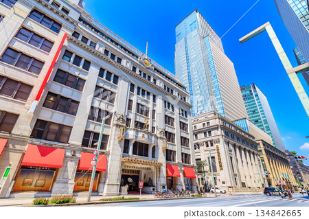 Tokyo, Chuo Ward, Nihonbashi Mitsukoshi Main Store and Mitsui Main Building Tokyo, Chuo Ward, Nihonbashi Mitsukoshi Main Store and Mitsui Main Building 134842665