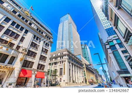 Tokyo, Chuo Ward, Nihonbashi Mitsukoshi Main Store and Mitsui Main Building 134842667