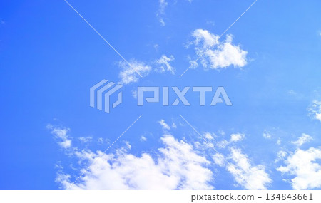 Blue sky and cloud image 134843661