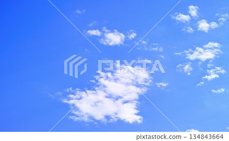 Blue sky and cloud image 134843664