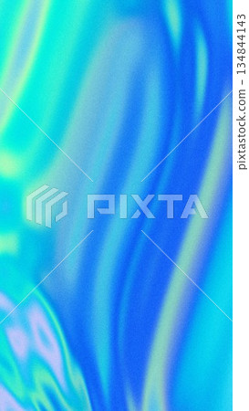 Fluid Iridescent Swirl Pattern in Bright Blue and Aqua for Futuristic 2000s Aesthetic 134844143