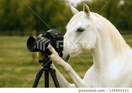如果一匹馬成了攝影師 134844321