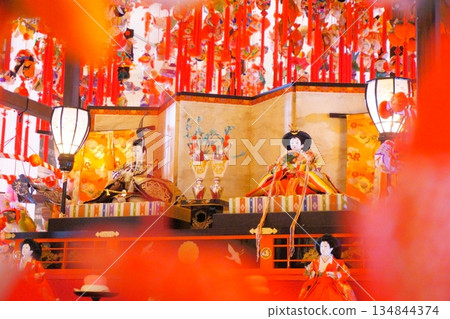 Hanging tiered Hina dolls Hanging tiered Hina dolls 134844374