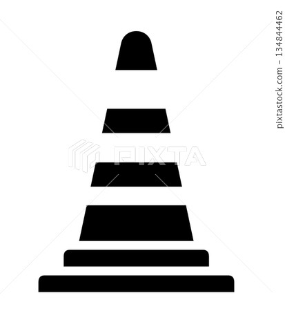 Traffic cone icon Traffic cone icon 134844462