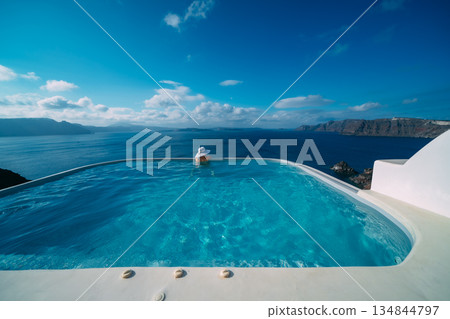 希臘聖托里尼島的美景 134844797