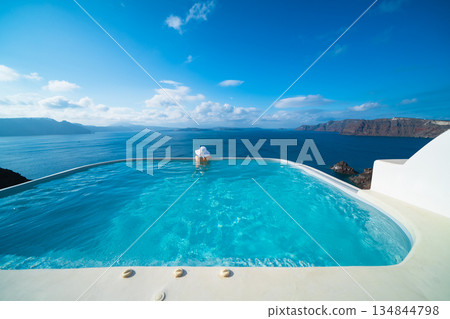 希臘聖托里尼島的美景 134844798