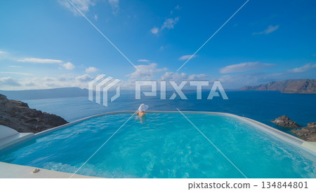 希臘聖托里尼島的美景 134844801