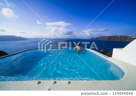 希臘聖托里尼島的美景 希臘聖托里尼島的美景 134844849