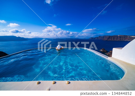 希臘聖托里尼島的美景 134844852