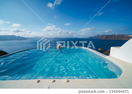 希臘聖托里尼島的美景 134844855