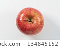Red apple San Fuji white background 134845152