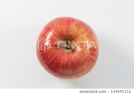 Red apple San Fuji white background 134845152