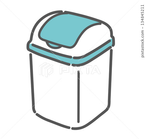 廁所垃圾桶/衛生箱示意圖 134845211