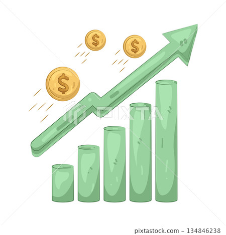 Illustration of growth Illustration of growth 134846238