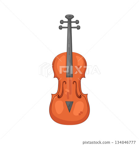 Illustration of violin  134846777