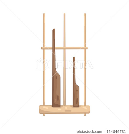 Illustration of angklung Illustration of angklung 134846781