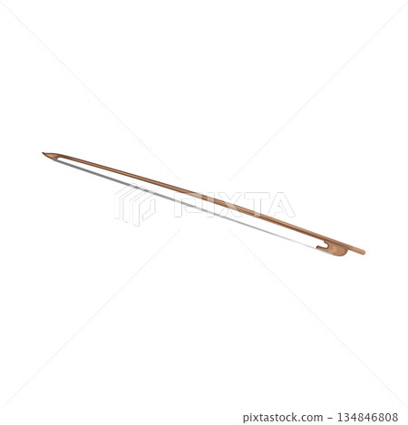 Illustration of violin bow Illustration of violin bow 134846808