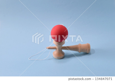 Kendama (ball on a large plate) 01 Kendama (ball on a large plate) 01 134847071