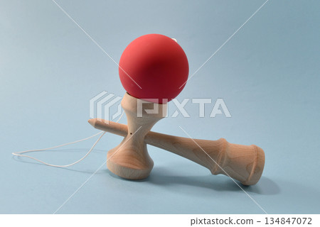 Kendama (ball on a large plate) 02 Kendama (ball on a large plate) 02 134847072