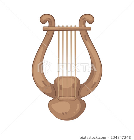 Illustration of lyre 134847248