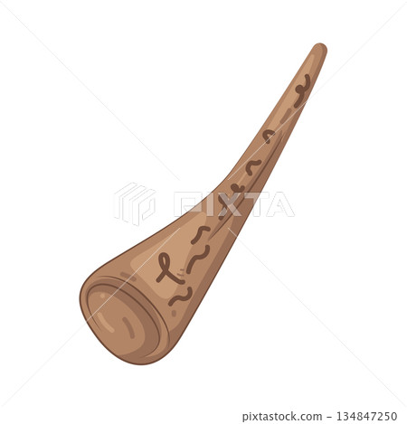 Illustration of didgeridoo Illustration of didgeridoo 134847250