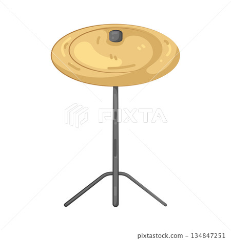 Illustration of hi-hat 134847251