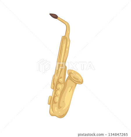 Illustration of saxophone Illustration of saxophone 134847265