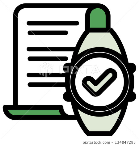 Illustration icon material: Smartwatch sports file 331 Illustration icon material: Smartwatch sports file 331 134847293