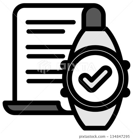 Illustration icon material: Smartwatch sports file 333 Illustration icon material: Smartwatch sports file 333 134847295