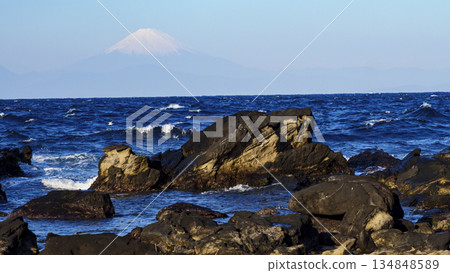 神奈川縣最南端城島的冬季 134848589