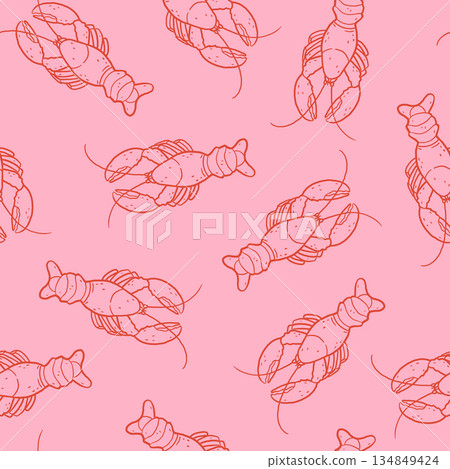 Red lobster pattern Red lobster pattern 134849424