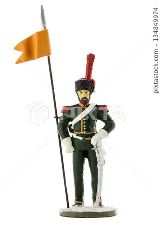 Minesweeper 13th cavalry regiment of Chasseurs in dress uniform, 1808-1809 years Minesweeper 13th cavalry regiment of Chasseurs in dress uniform, 1808-1809 years 134849974