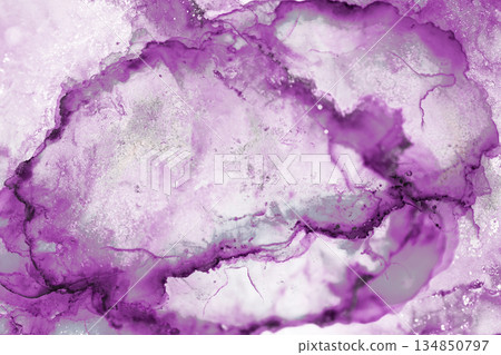 可愛的水彩背景 134850797