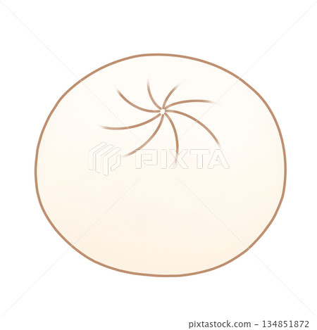 Illustration of meat bun Illustration of meat bun 134851872