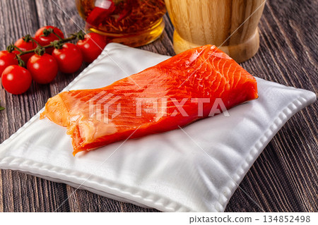 Gourmet salmon red fish fillet 134852498