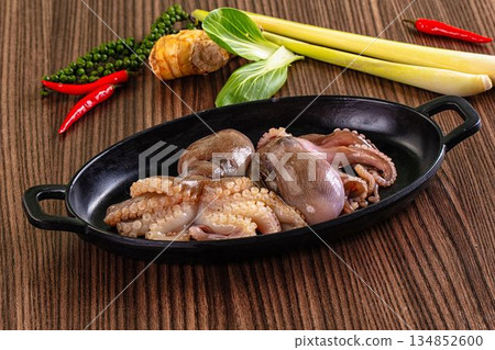 Delicous raw octopus for cooking Delicous raw octopus for cooking 134852600