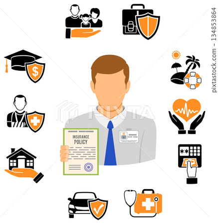 Insurance Services Concept Insurance Services Concept 134853864