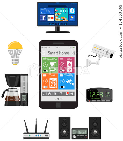 Smart House and internet of things Smart House and internet of things 134853869