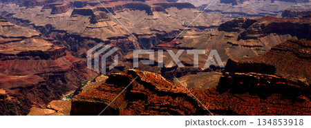 Hazy Sky Day At The Grand Canyon Arizona Hazy Sky Day At The Grand Canyon Arizona 134853918