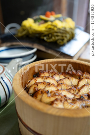 Kawara soba and hitsumabushi Kawara soba and hitsumabushi 134853926