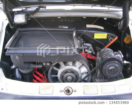 Rear-mounted horizontally opposed 6-cylinder turbo engine Rear-mounted horizontally opposed 6-cylinder turbo engine 134853960
